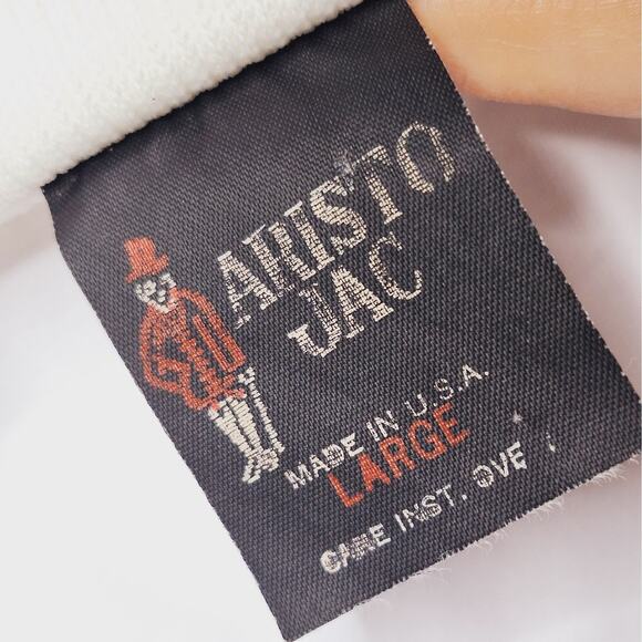 Vintage American Legion Satin Bomber Jacket Artisto Jac Men's L Seaside Post 591 - Picture 3 of 12